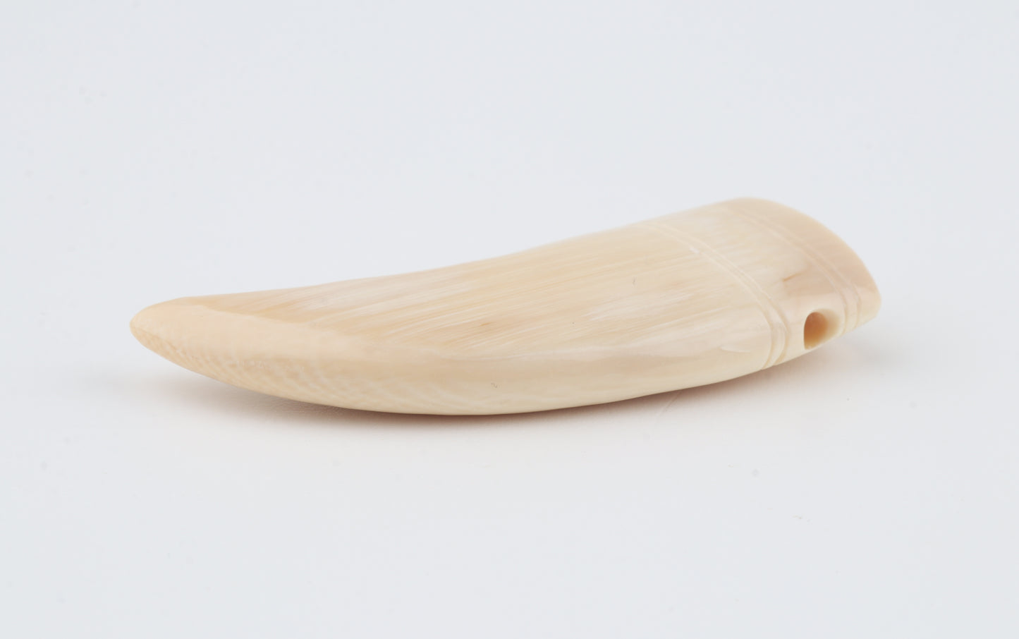 Carved mammoth ivory pendant