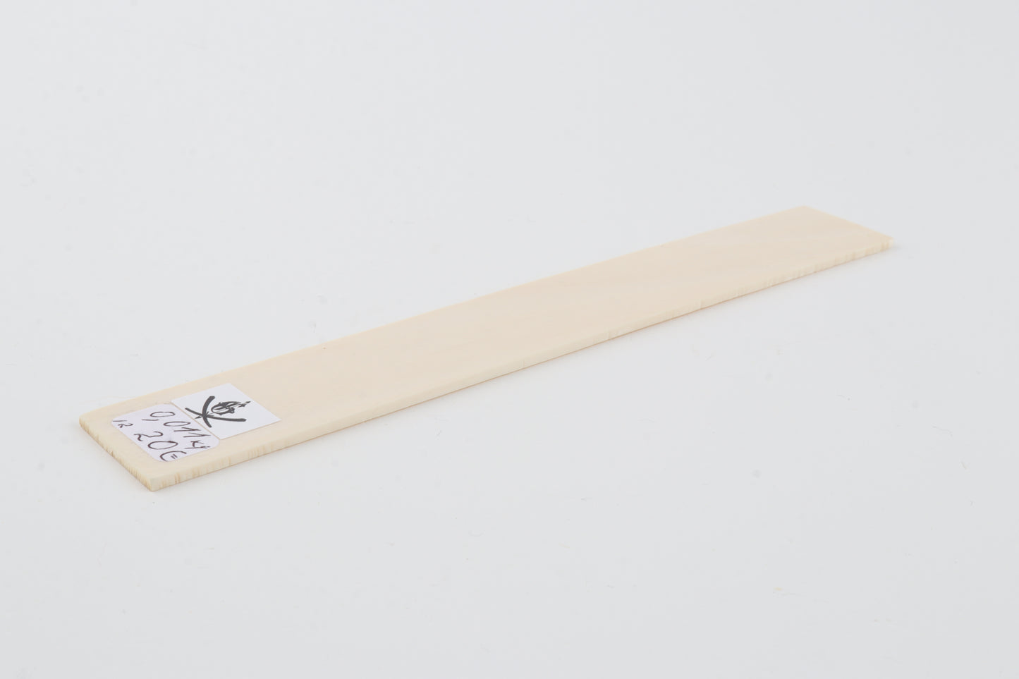 White mammoth ivory segment