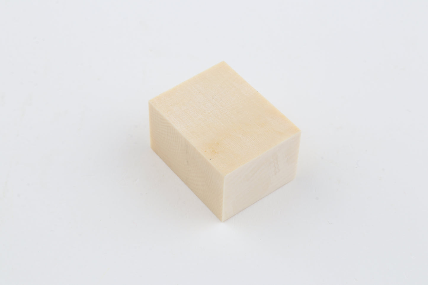White mammoth ivory segment