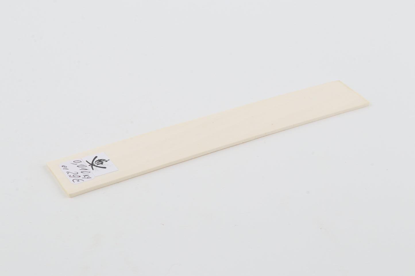 White mammoth ivory segment