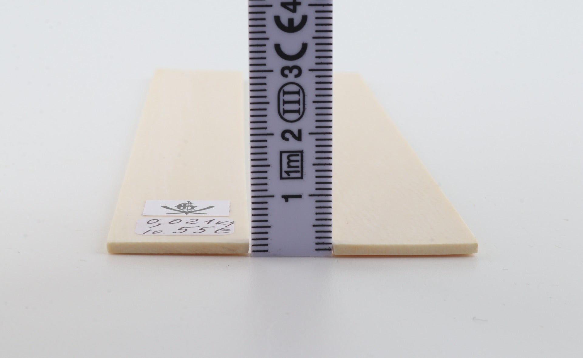 White mammoth ivory scales