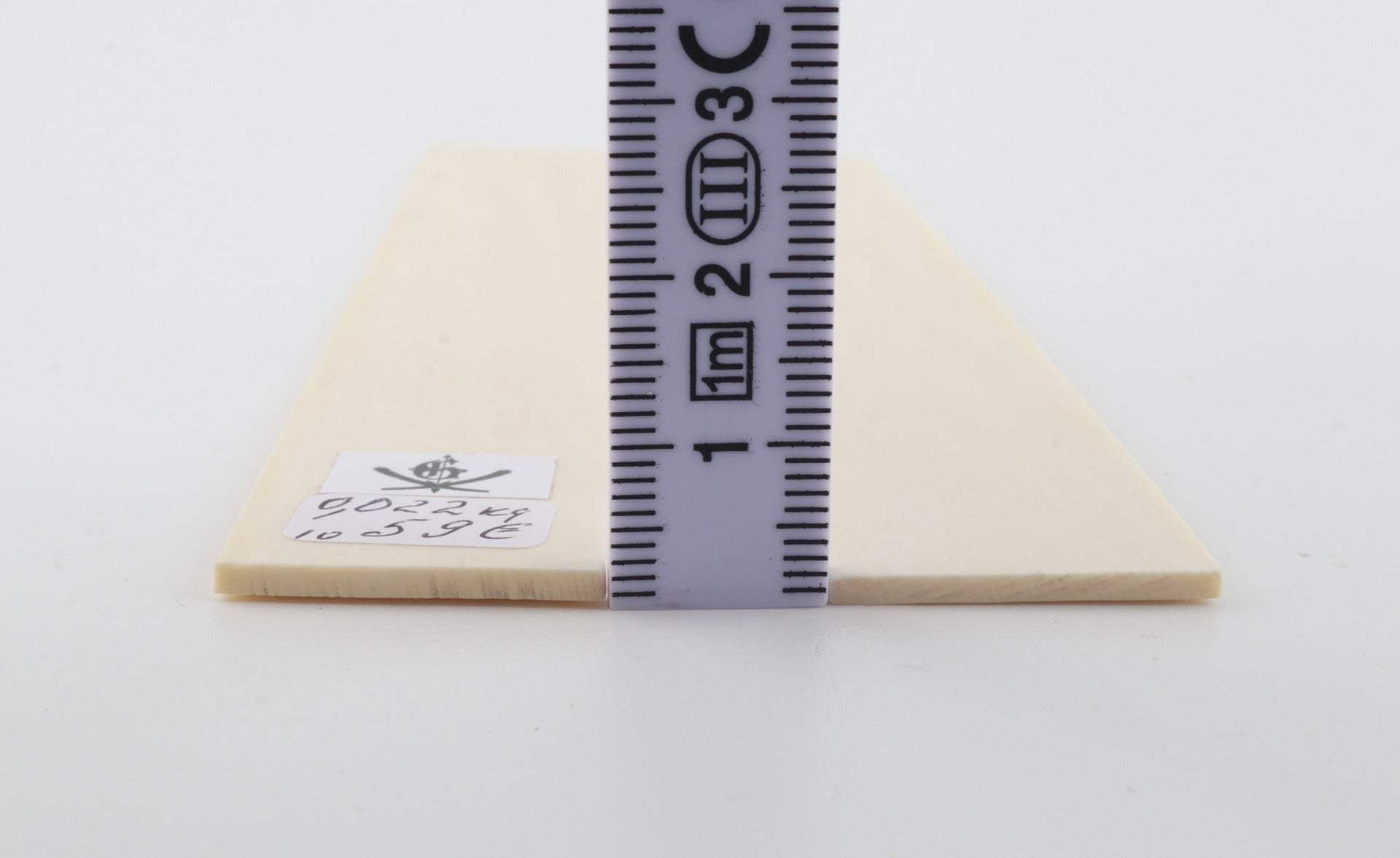 White mammoth ivory scales