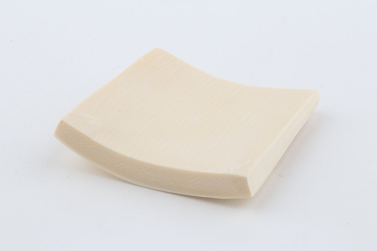 White mammoth ivory segment