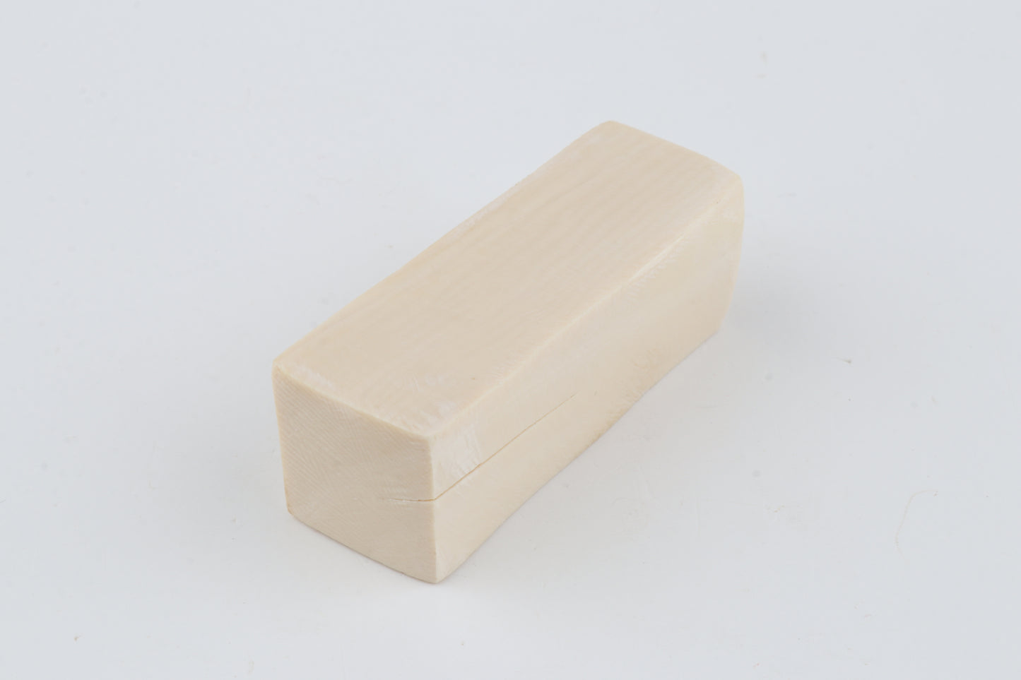 White mammoth ivory segment