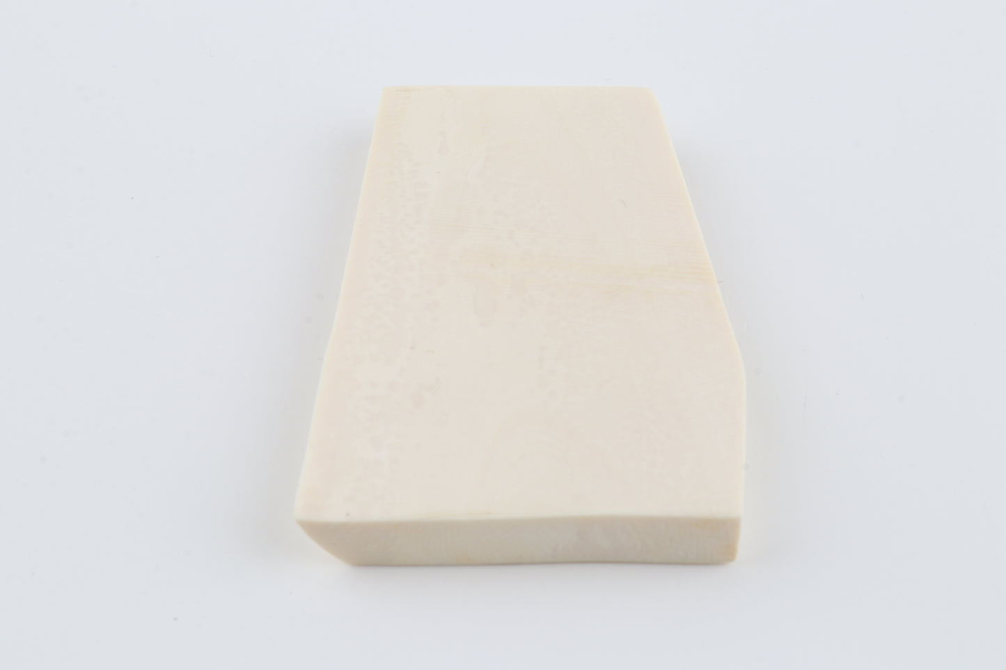 White mammoth ivory segment