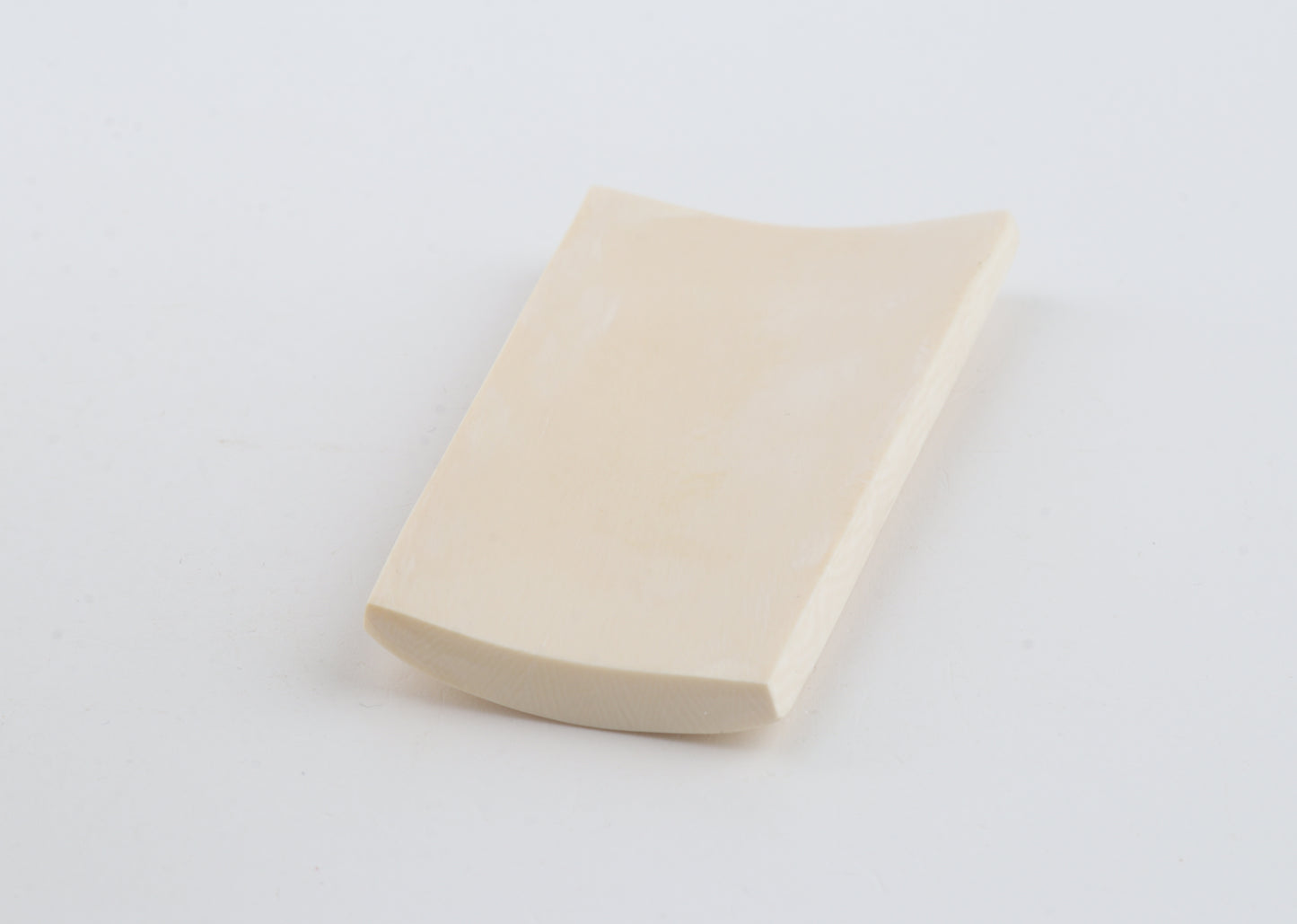 White mammoth ivory segment