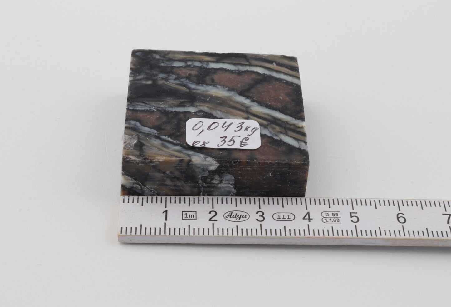 Stabilised mammoth molar piece