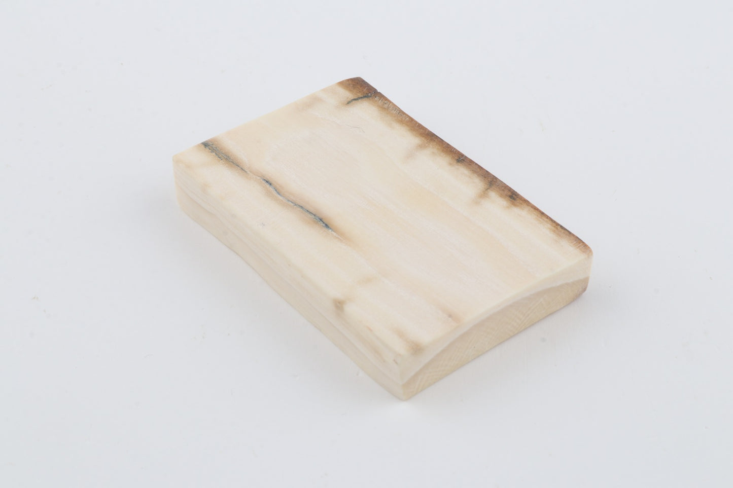 White mammoth ivory segment