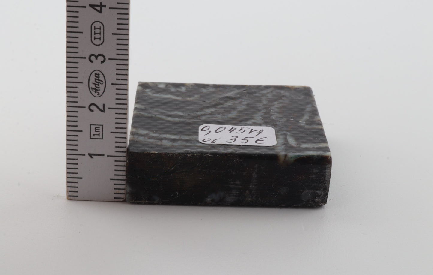 Stabilized mammoth molar piece