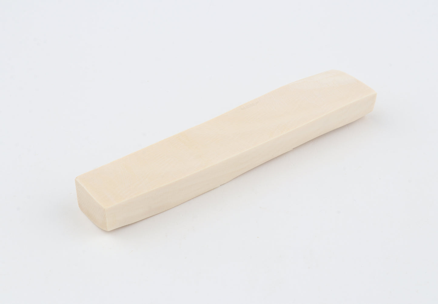 White mammoth ivory segment