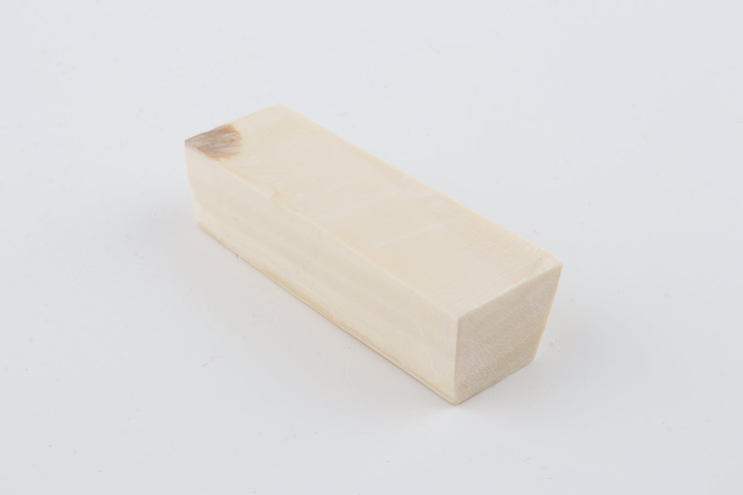 White mammoth ivory segment