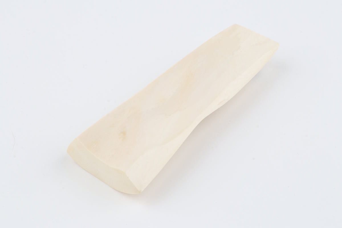 White mammoth ivory segment