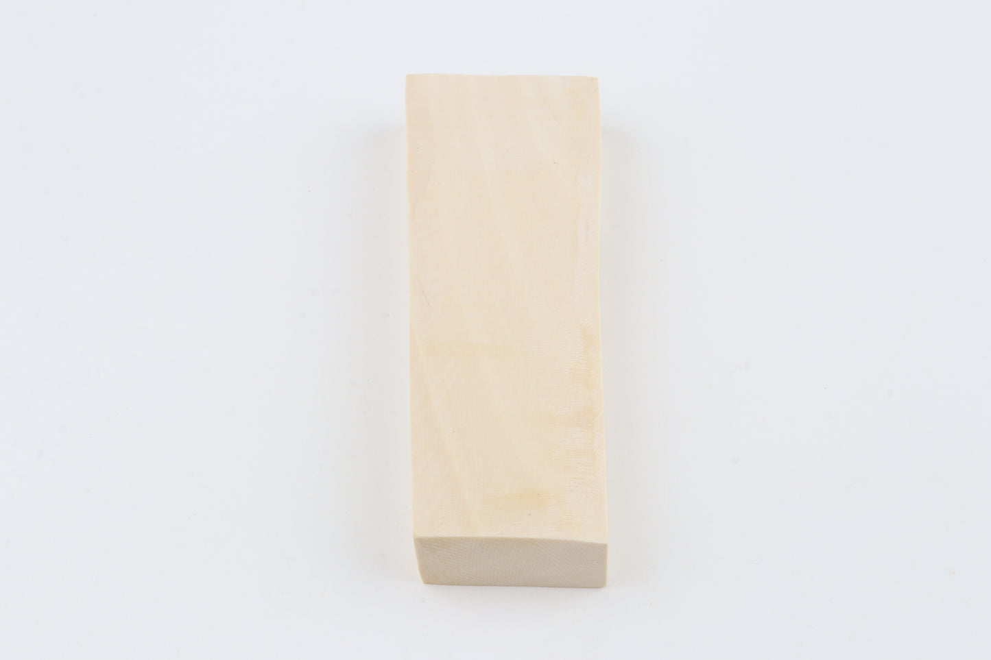 White mammoth ivory segment