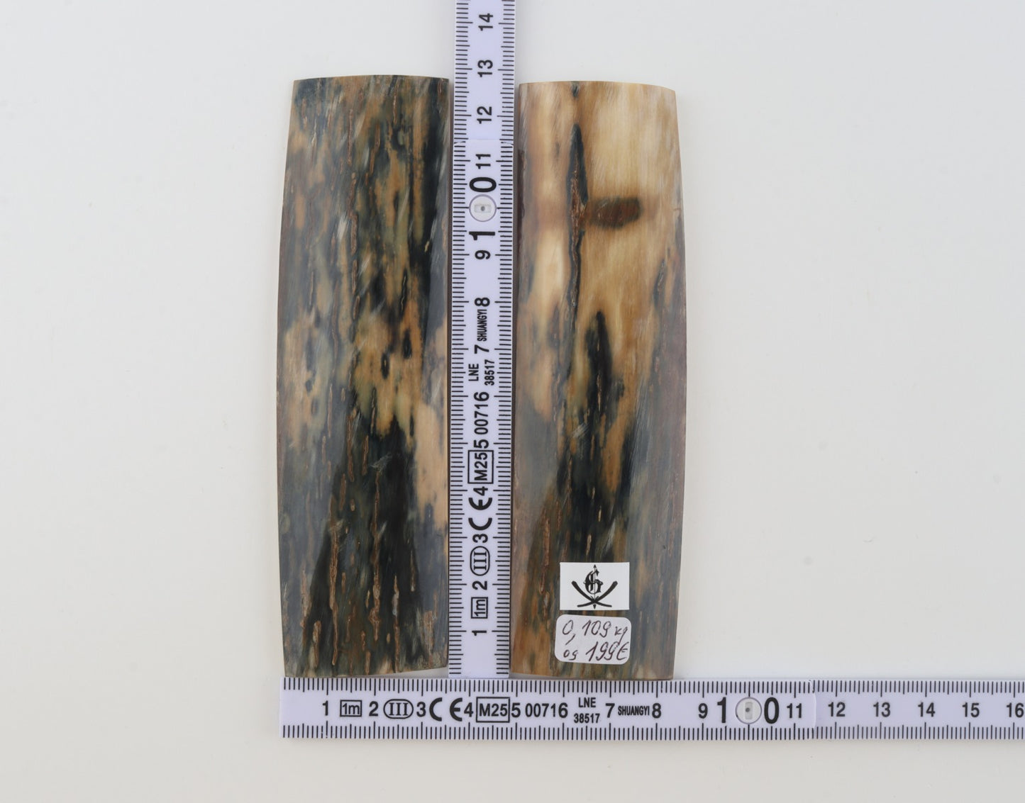 Natural mammoth bark scales