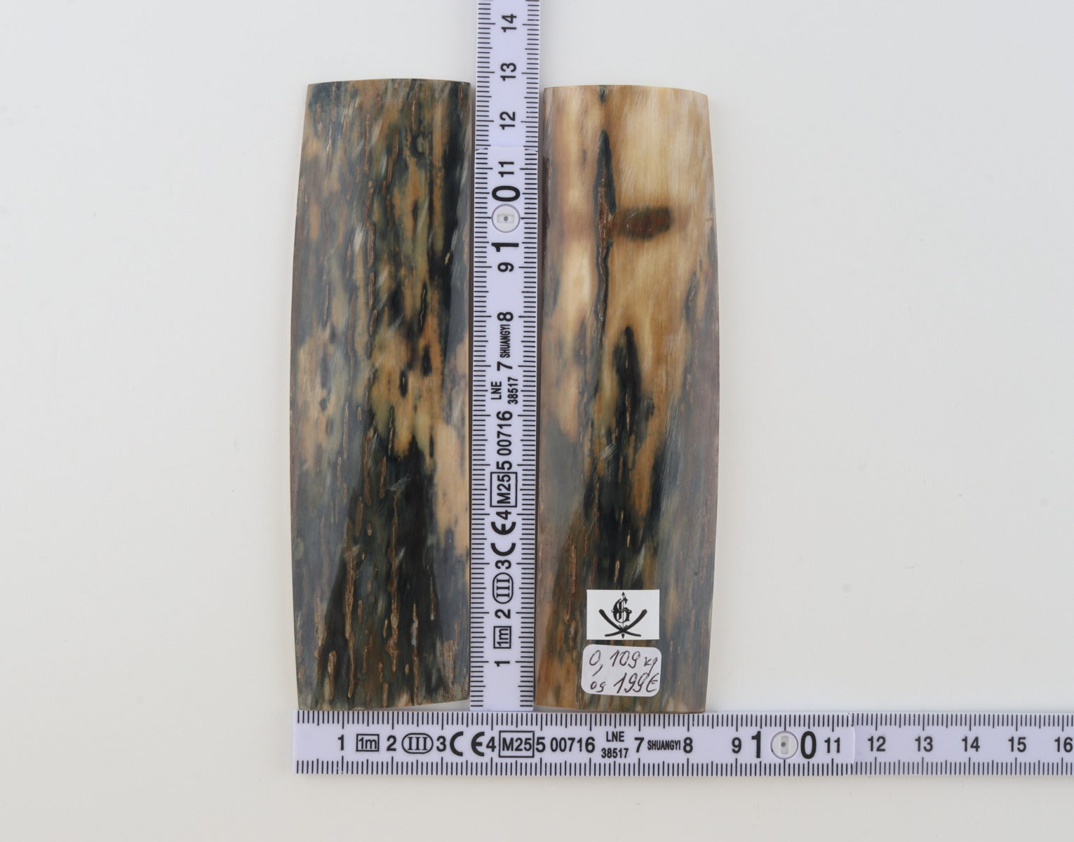 Natural mammoth bark scales
