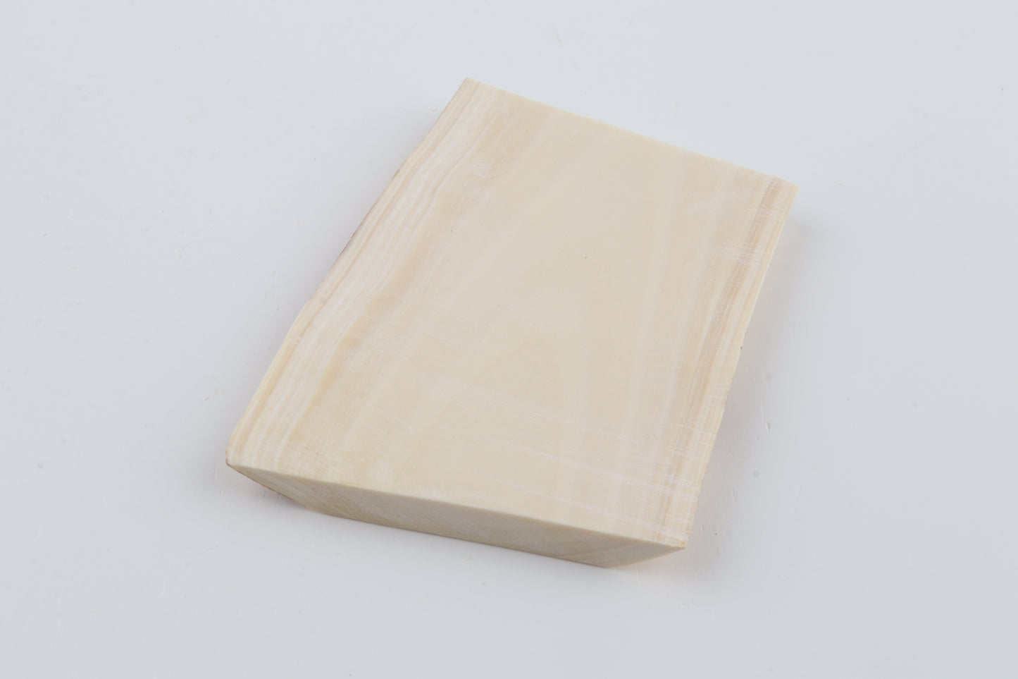 White mammoth ivory segment