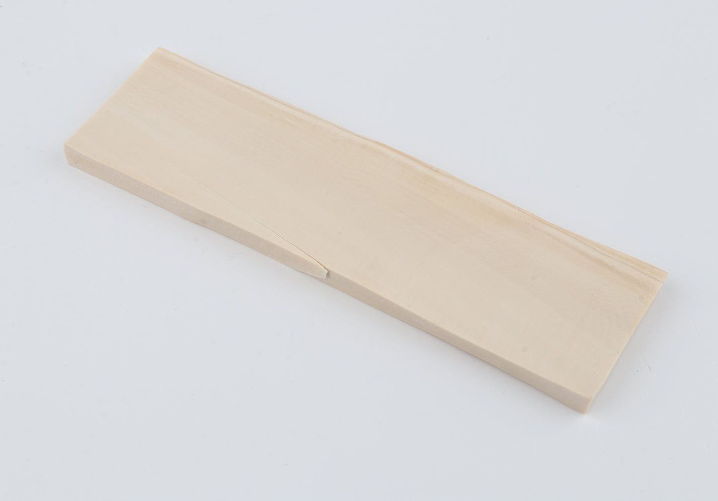 White mammoth ivory segment