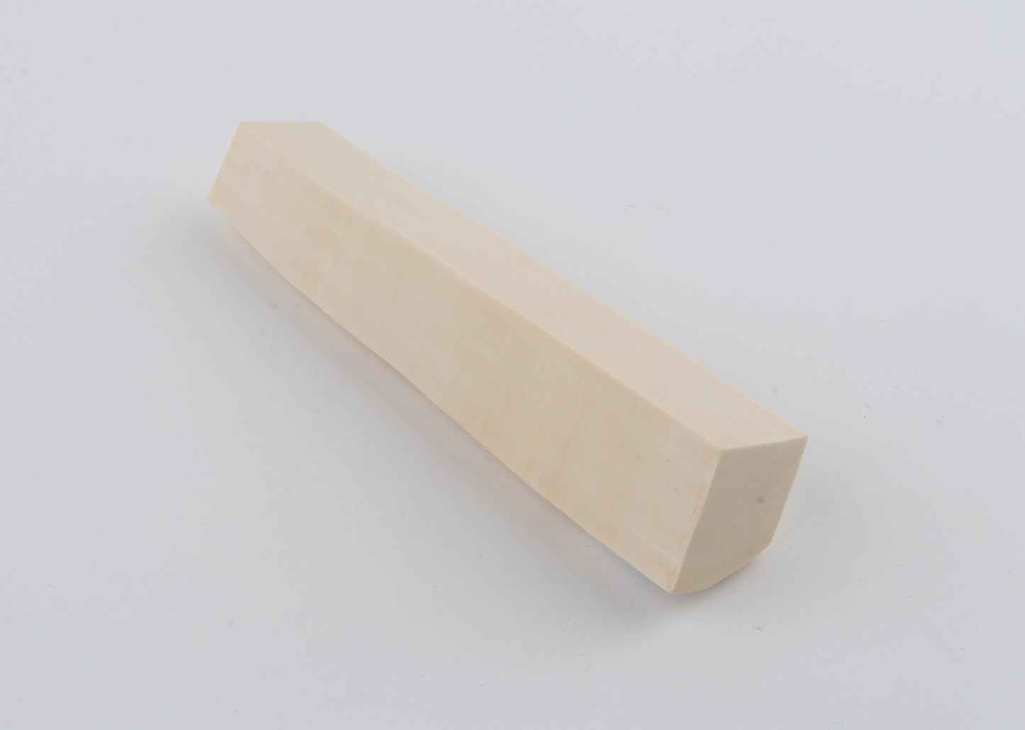 White mammoth ivory segment