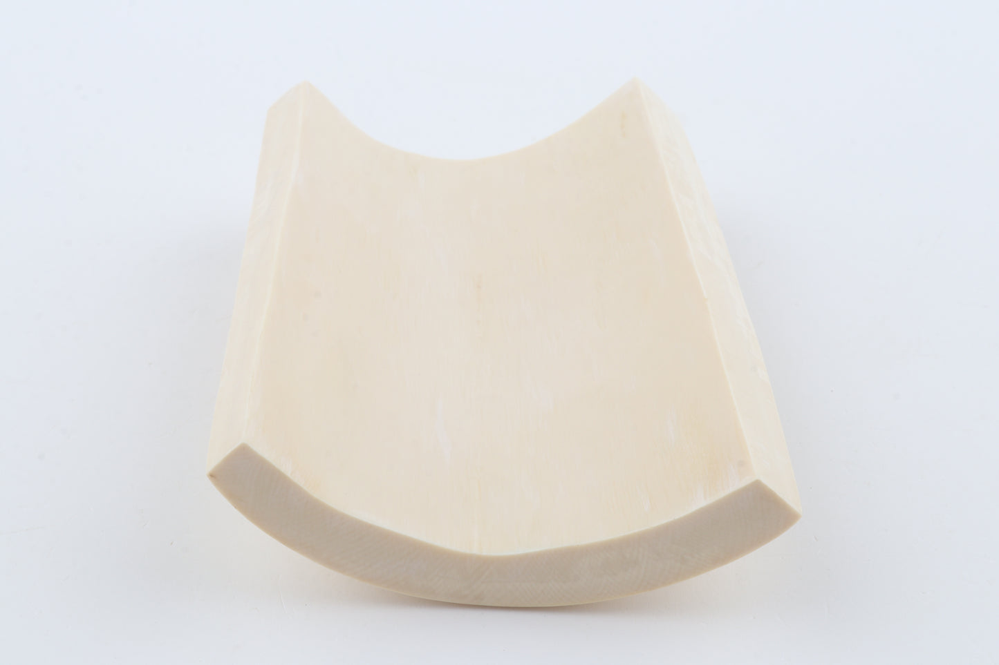 White mammoth ivory segment