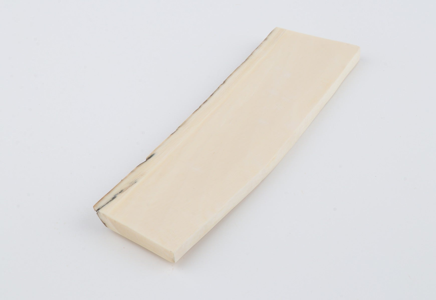 White mammoth ivory segment
