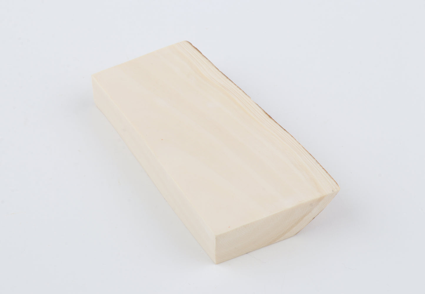 White mammoth ivory segment