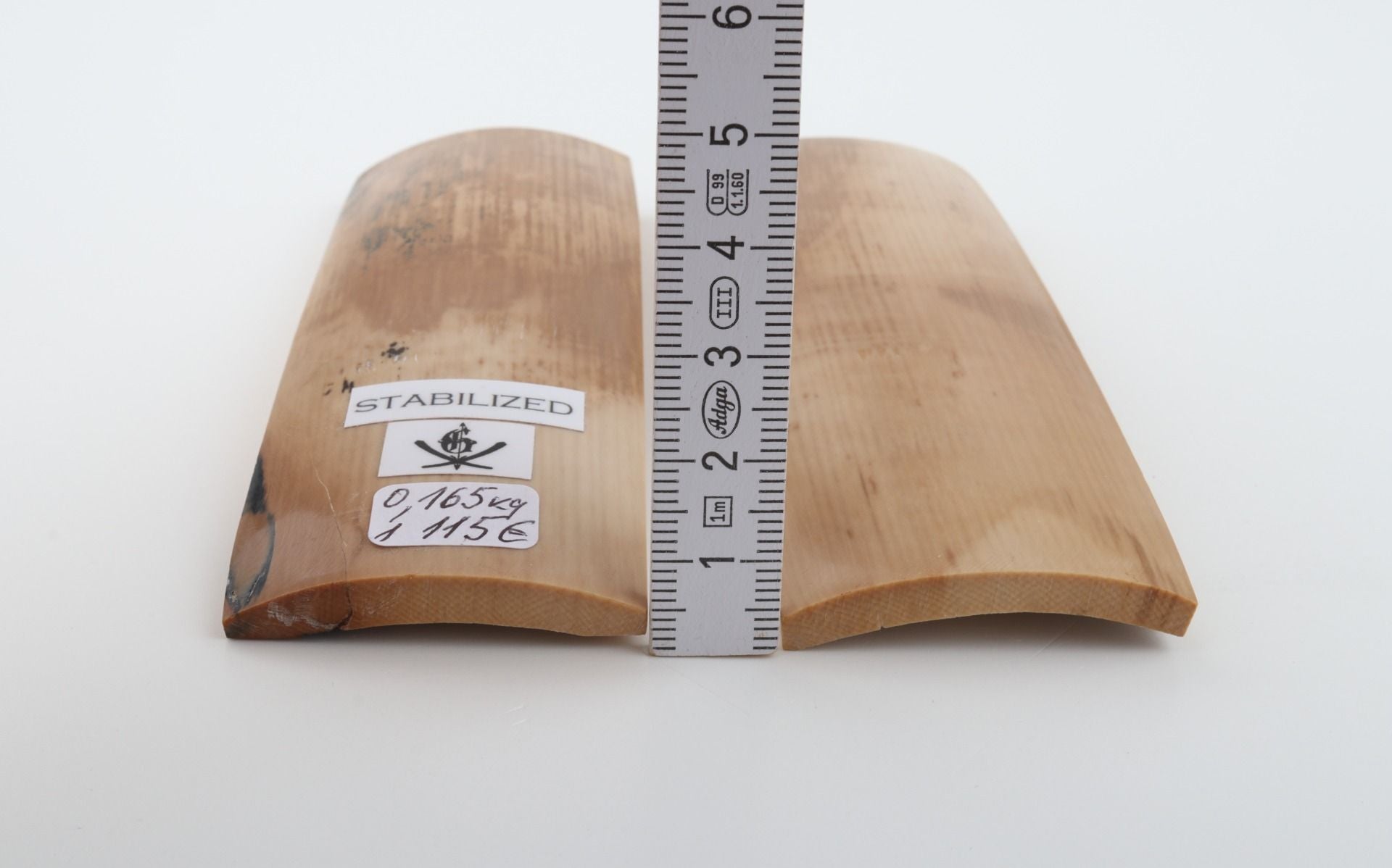 Stabilized mammoth bark scales
