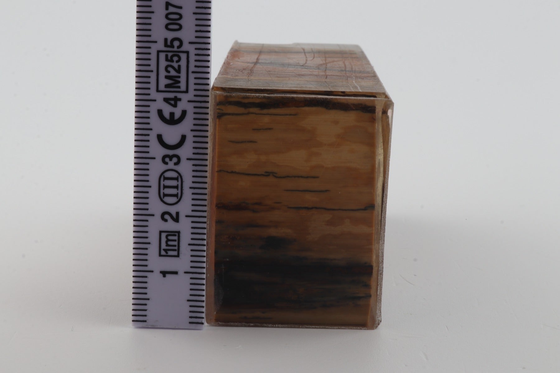Stabilized mammoth ivory block
