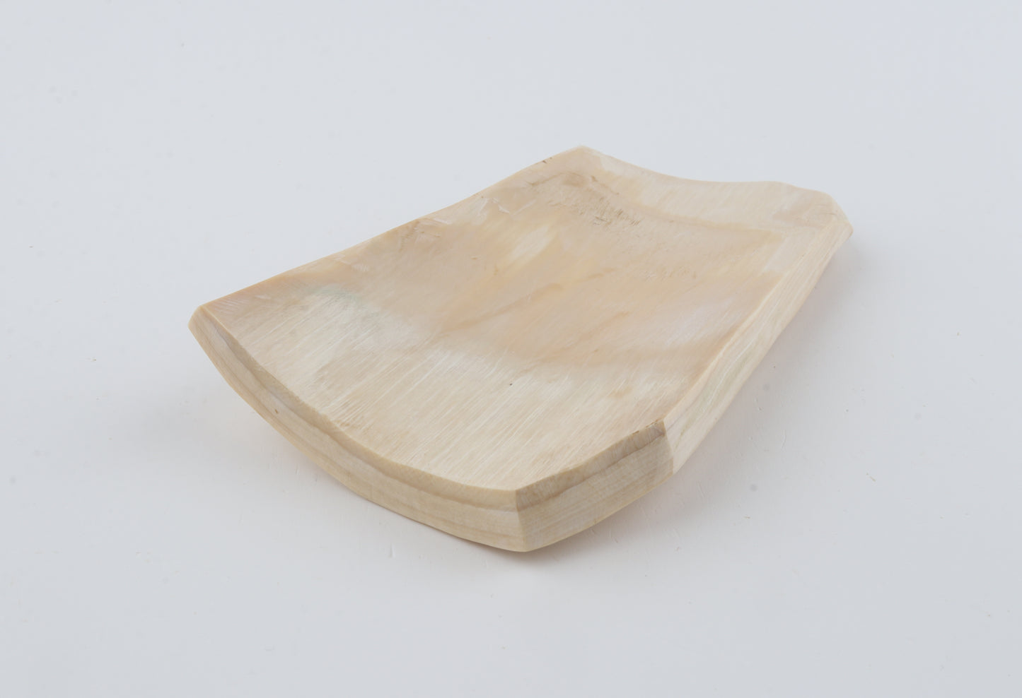 White mammoth ivory piece