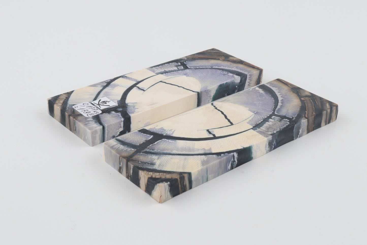 Stabilised mammoth ivory scales