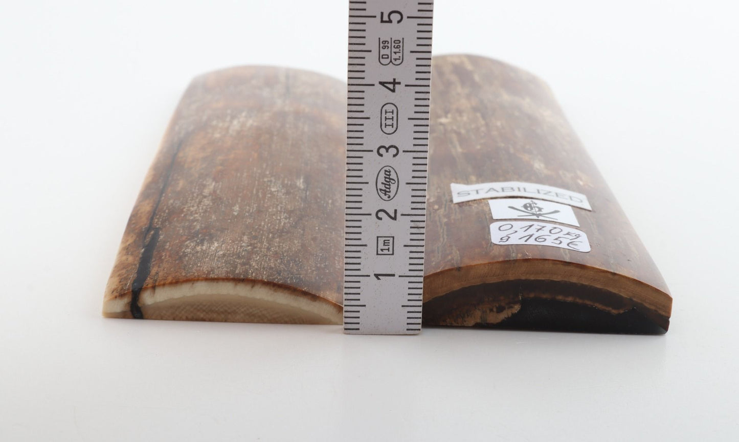Stabilised mammoth bark scales