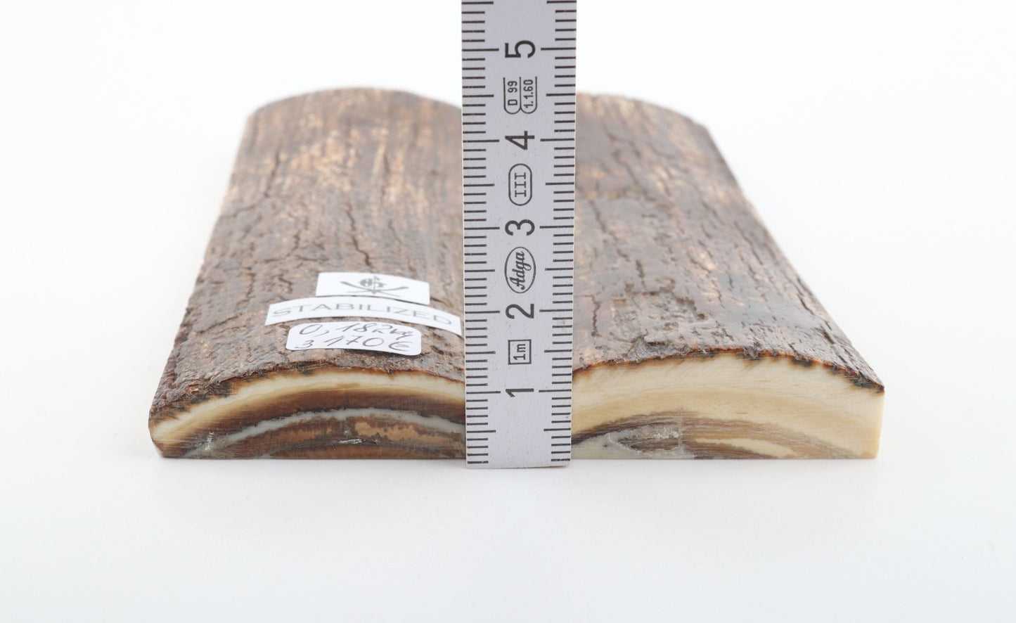 Stabilized mammoth bark scales