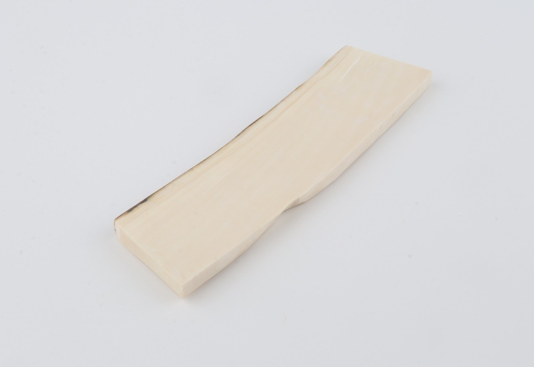 White mammoth ivory segment
