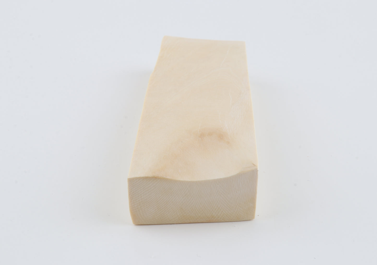 White mammoth ivory segment