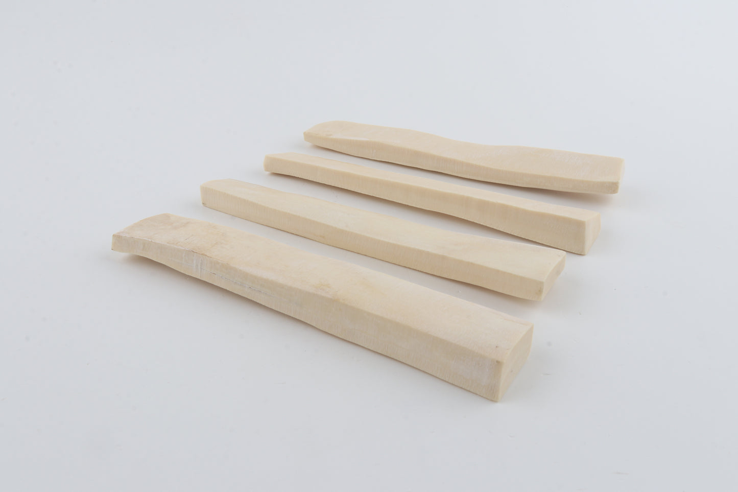 White mammoth ivory segments