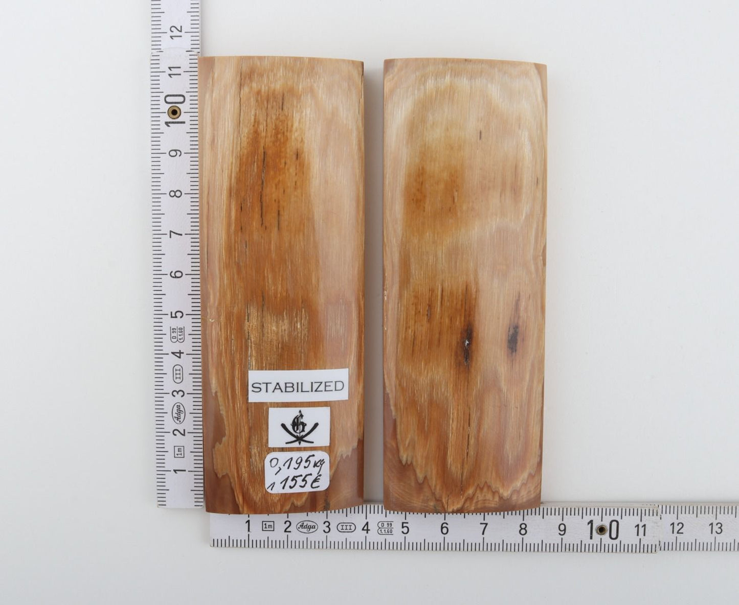 Stabilized mammoth bark scales
