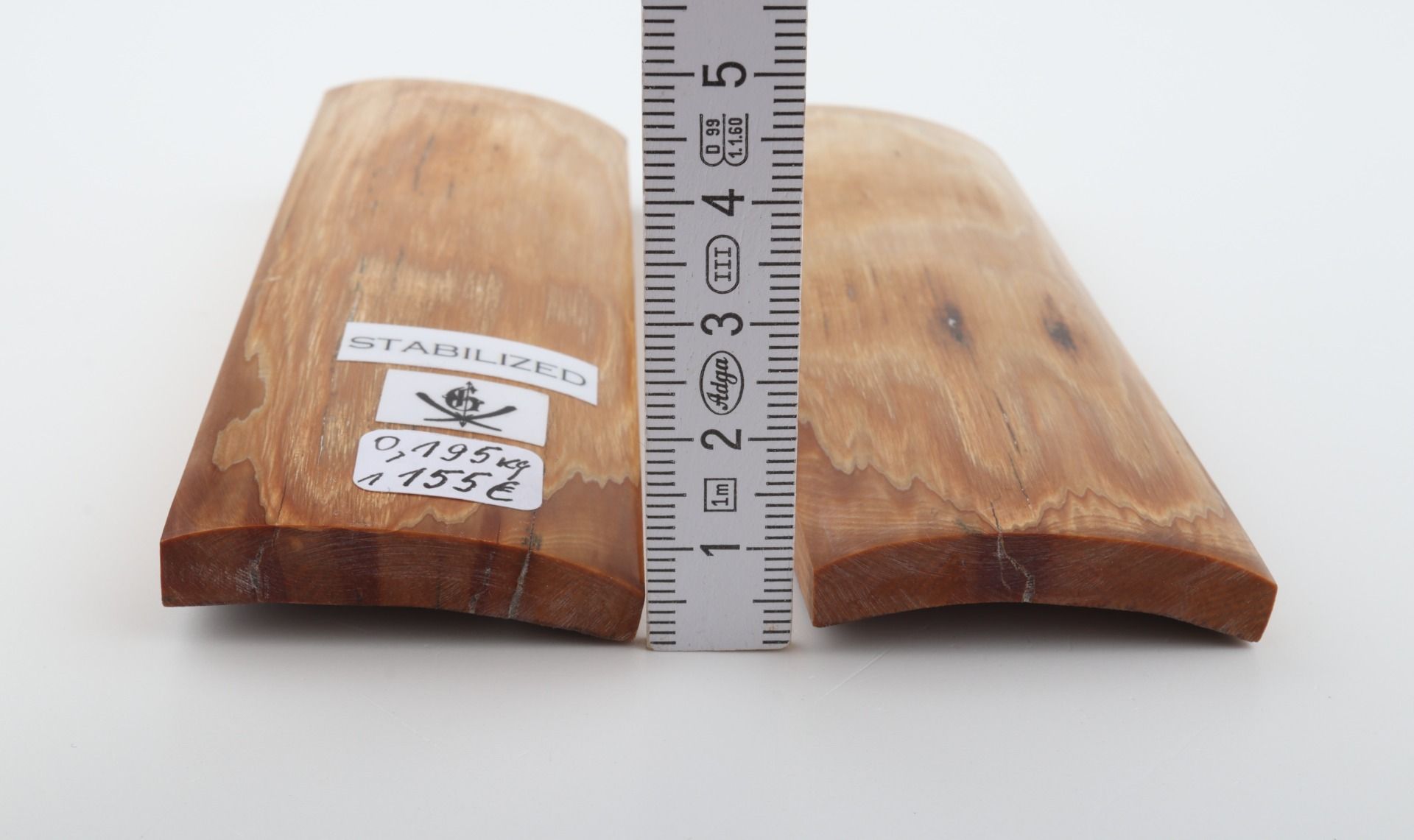 Stabilized mammoth bark scales