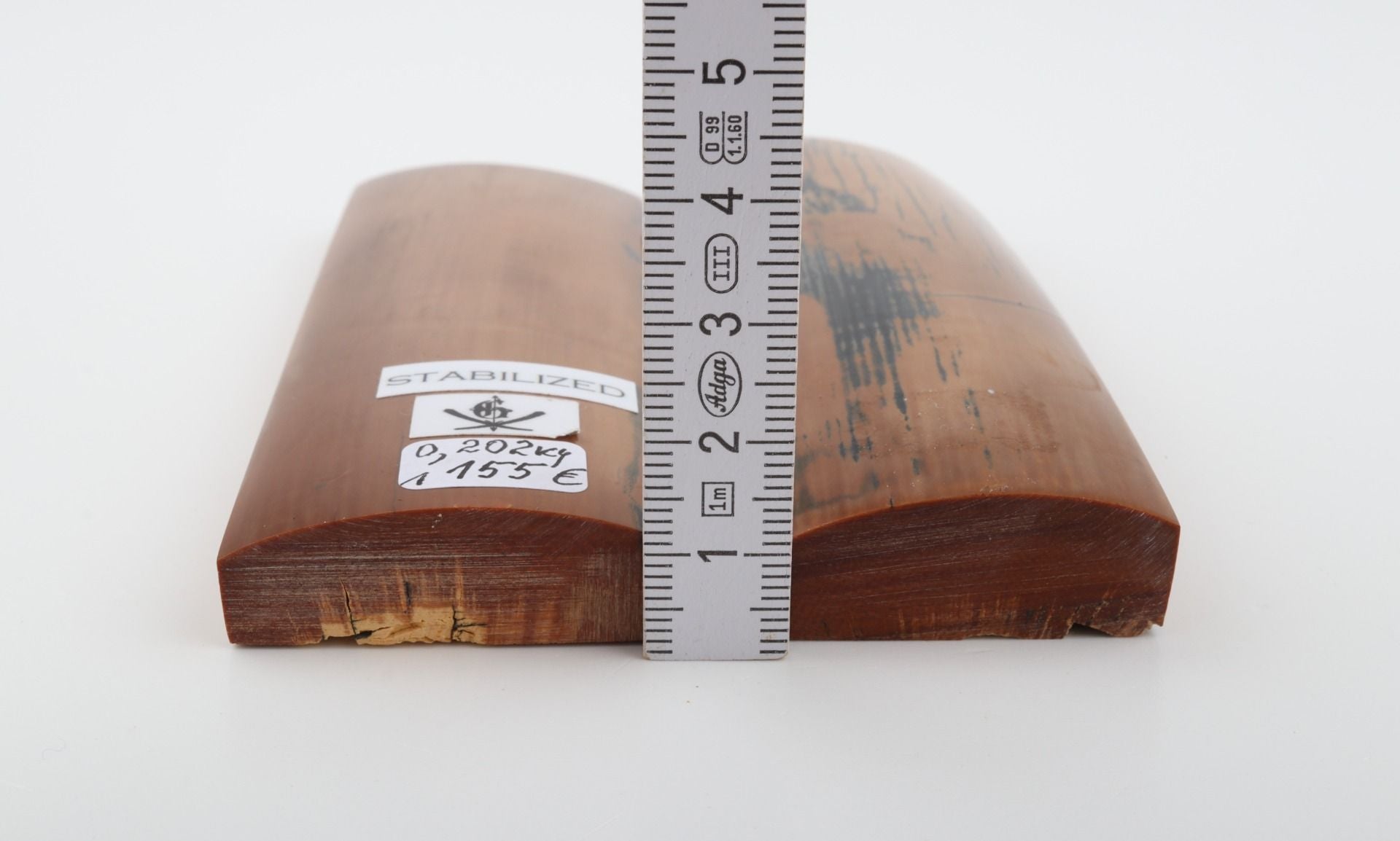 Stabilized mammoth bark scales