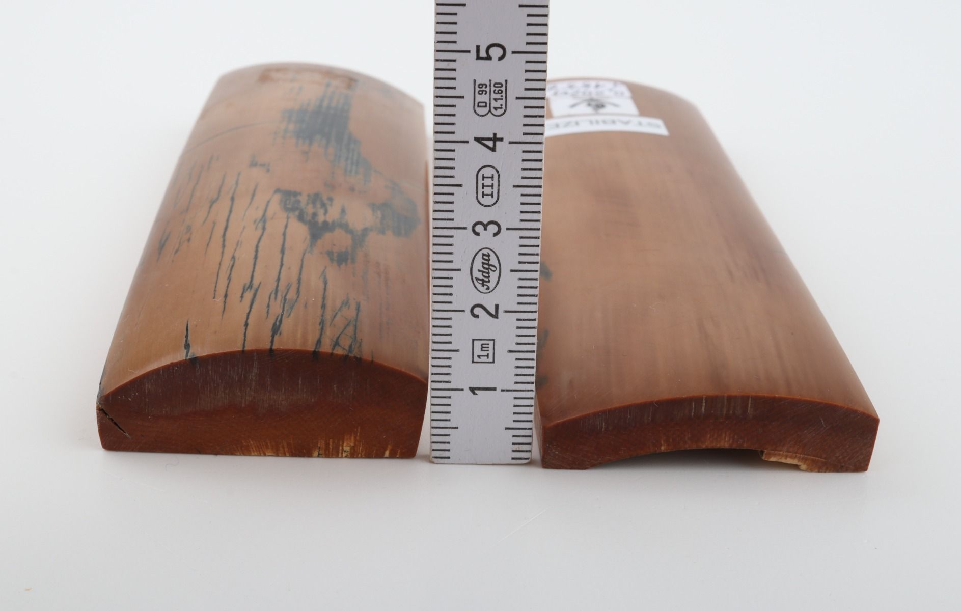 Stabilized mammoth bark scales