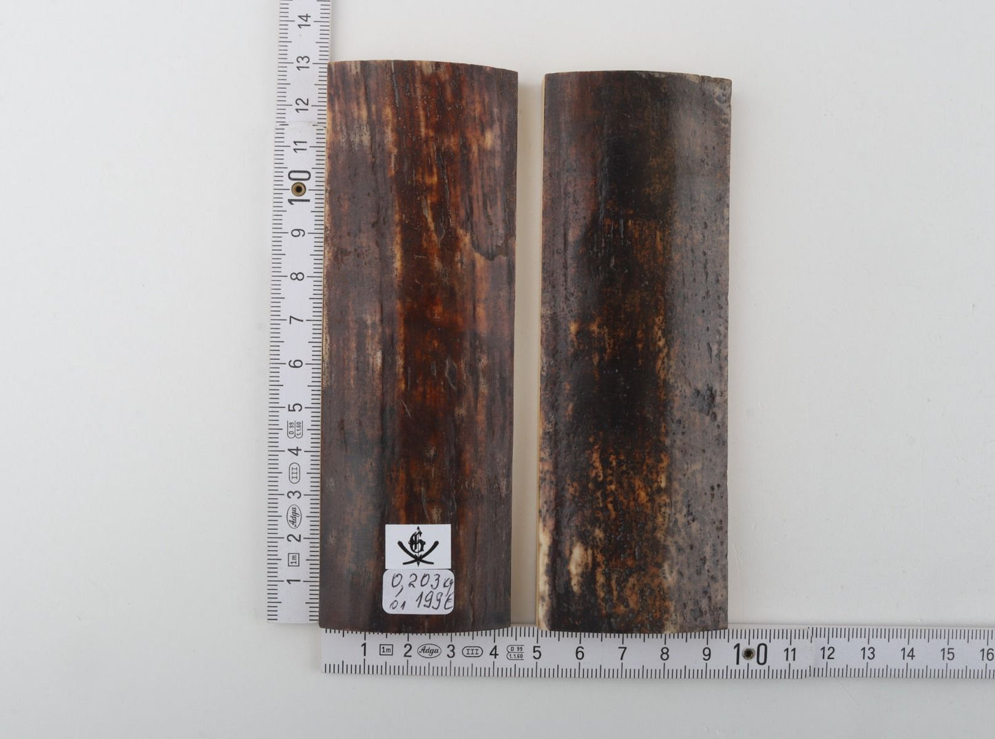 Natural mammoth bark scales