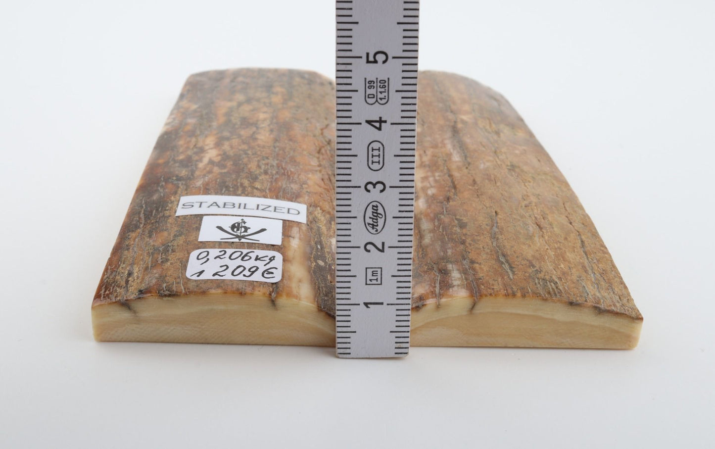 Stabilized mammoth bark scales
