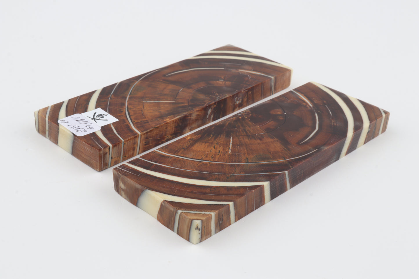Stabilized mammoth ivory scales