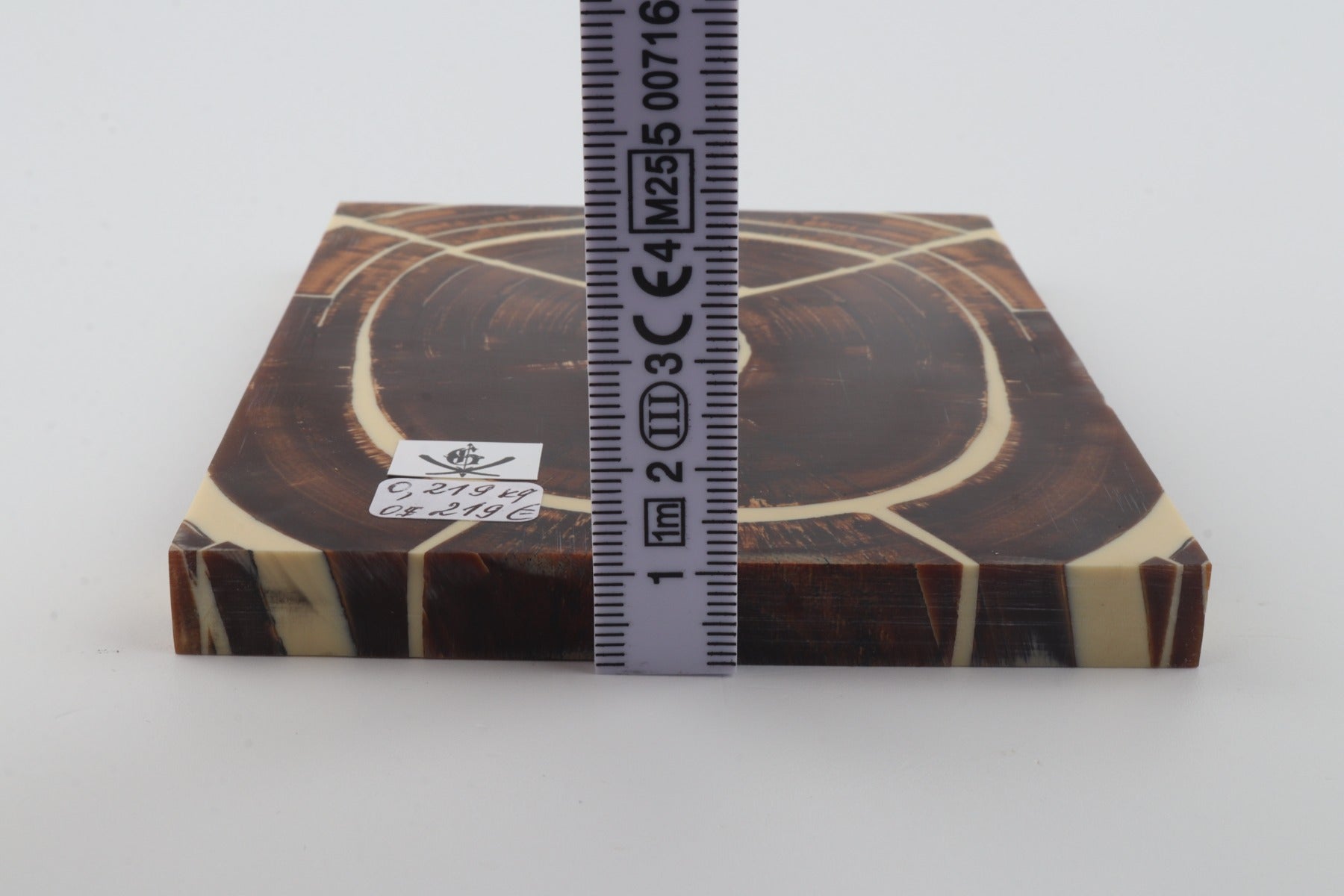 Stabilized mammoth ivory scales