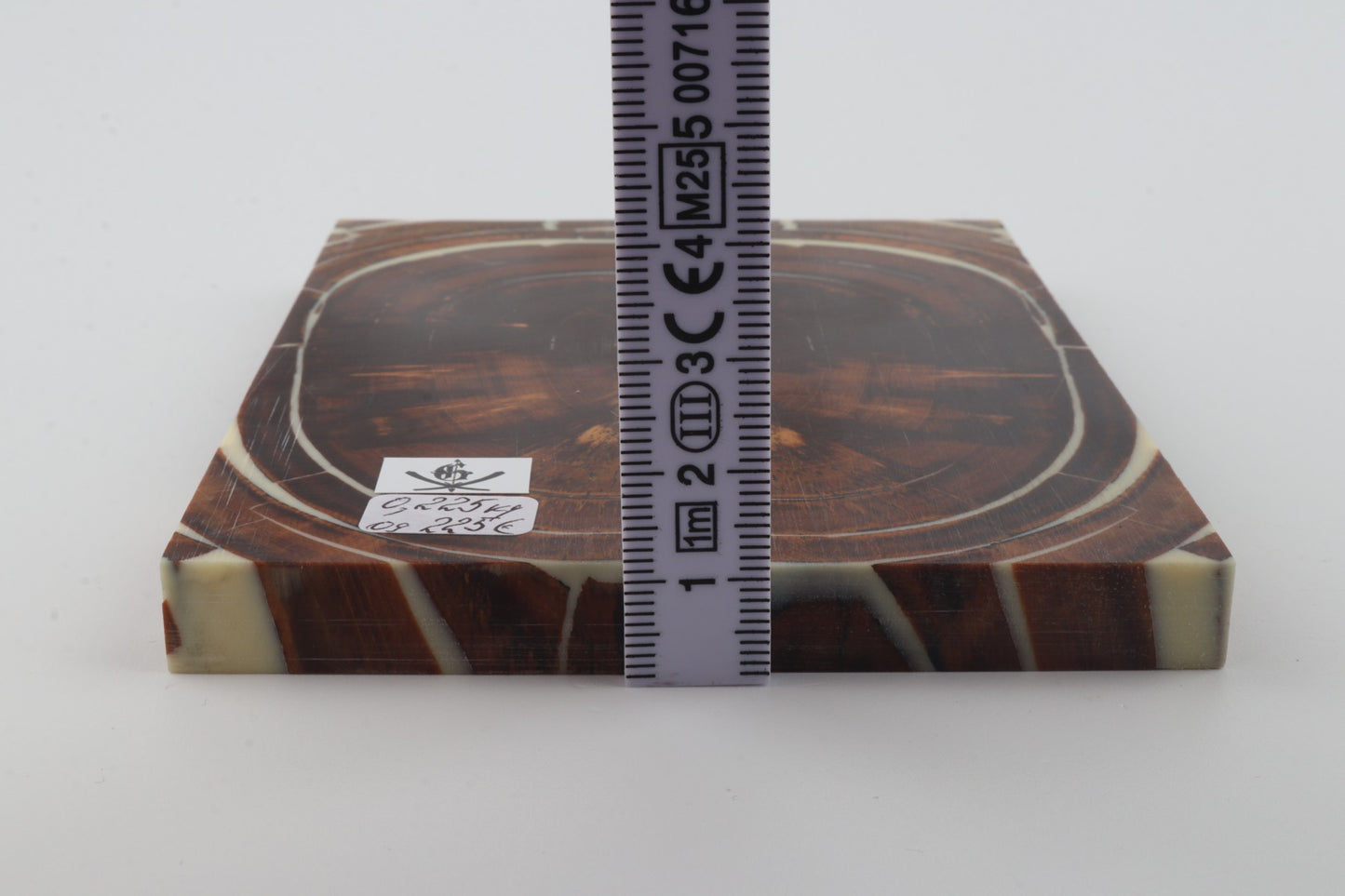 Stabilised mammoth ivory scales