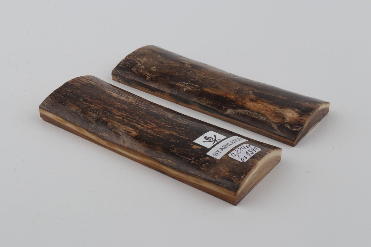 Stabilized mammoth bark scales