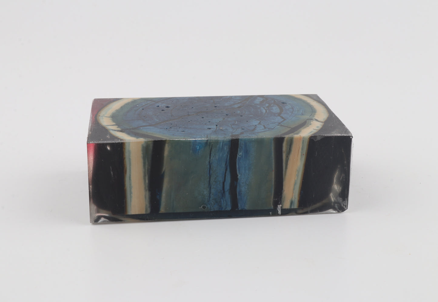 Stabilised mammoth ivory block