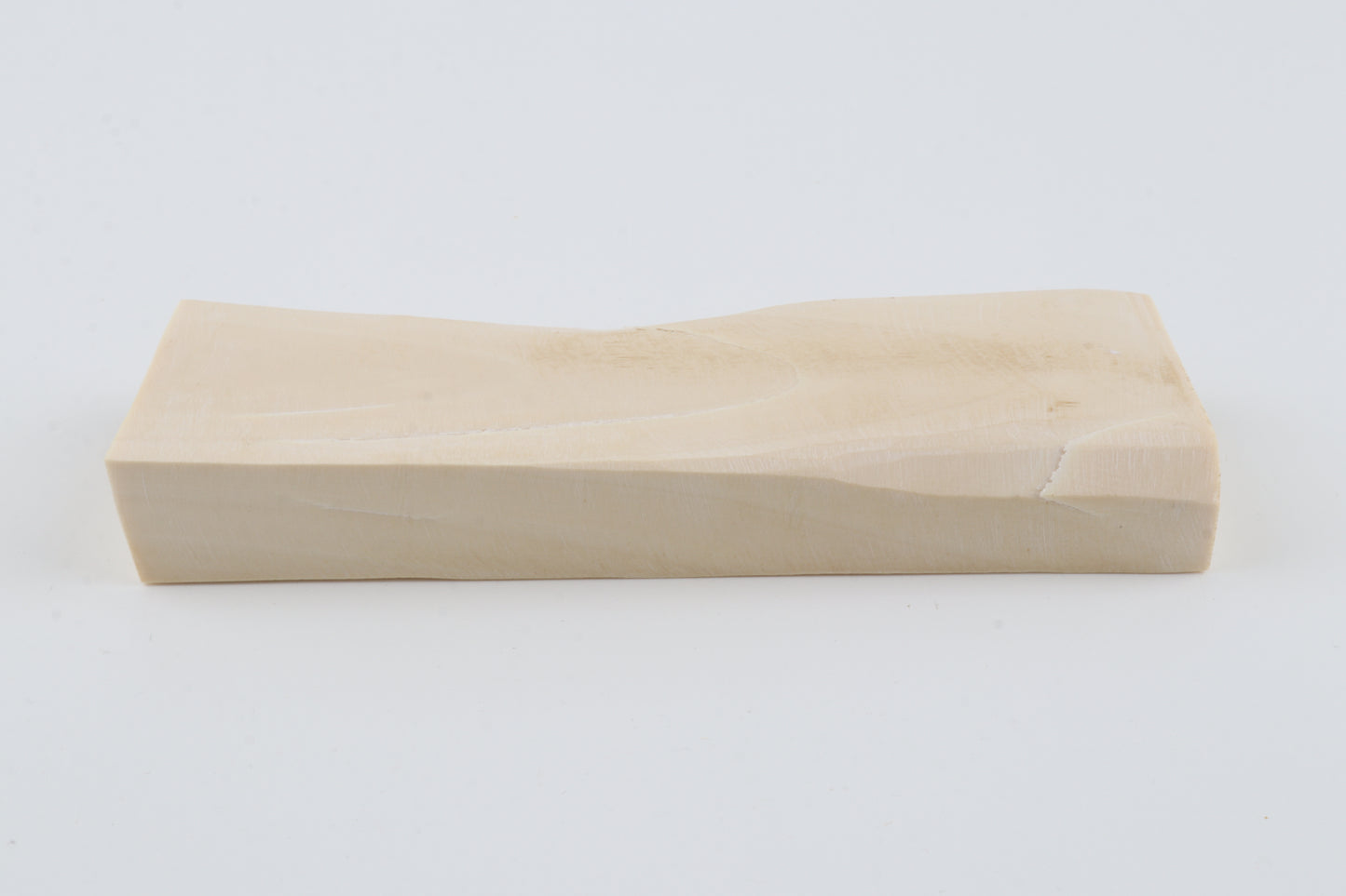 White mammoth ivory segment