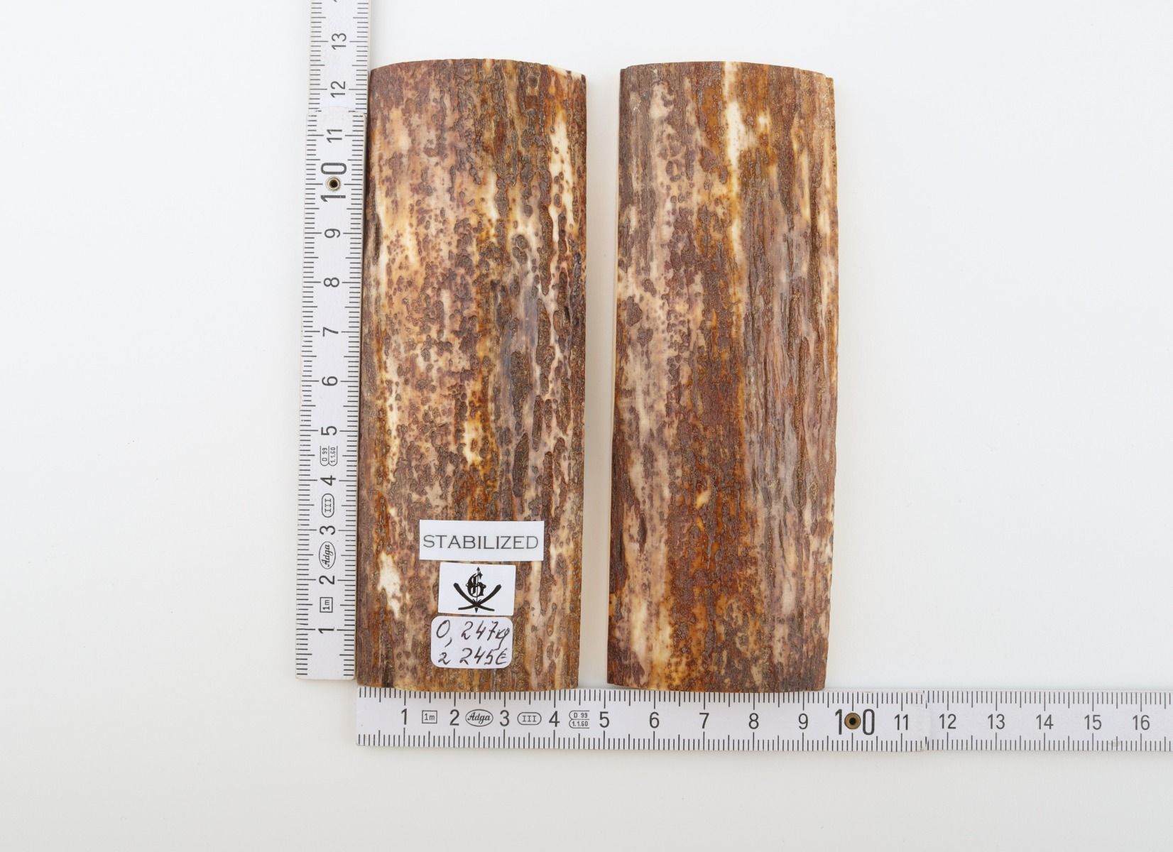 Stabilized mammoth bark scales