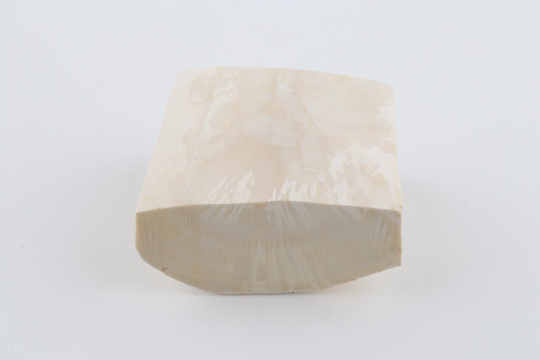 White mammoth ivory segment