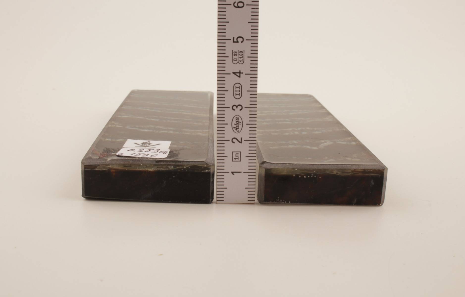 Stabilised mammoth molar scales