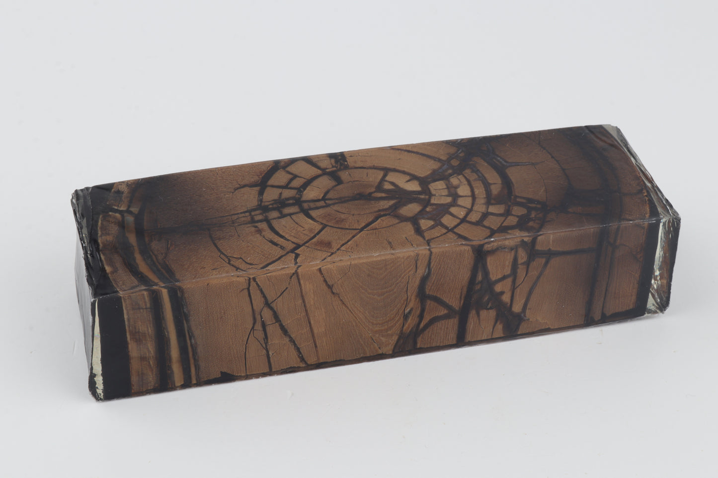 Stabilized mammoth ivory block